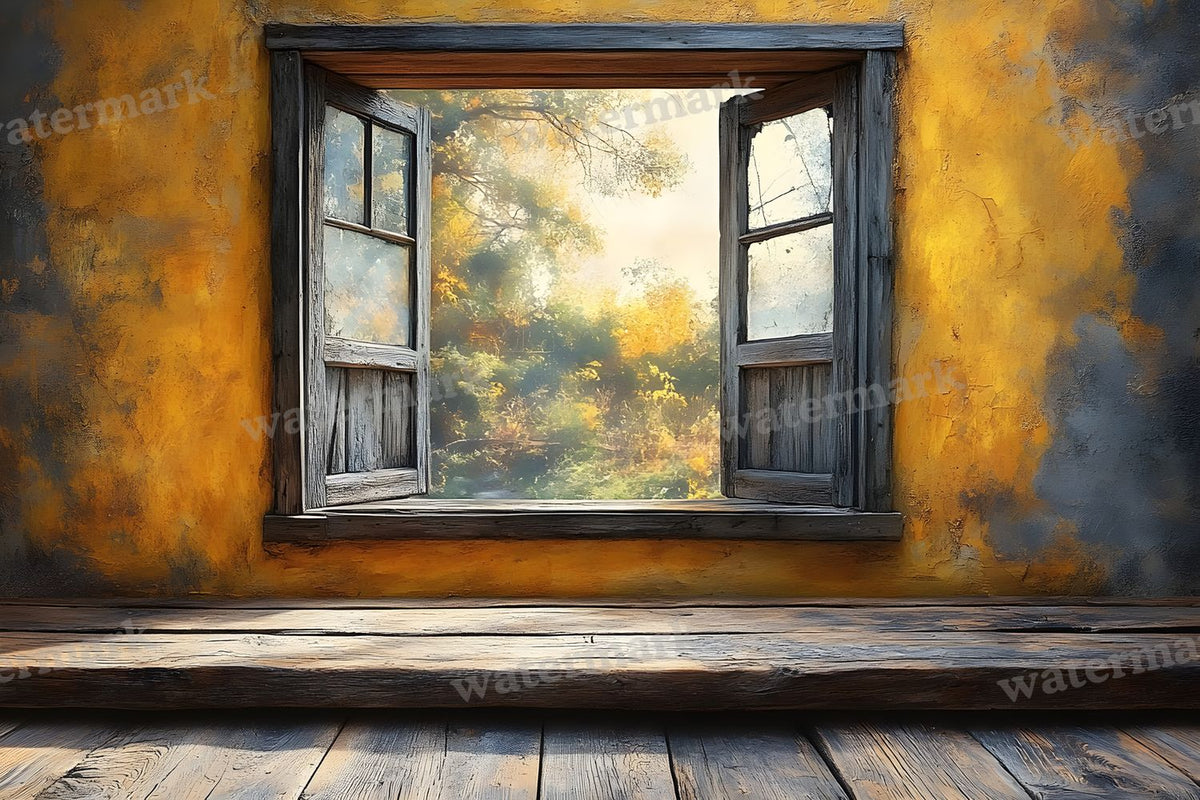 Yellow Vintage Room Backdrop Images