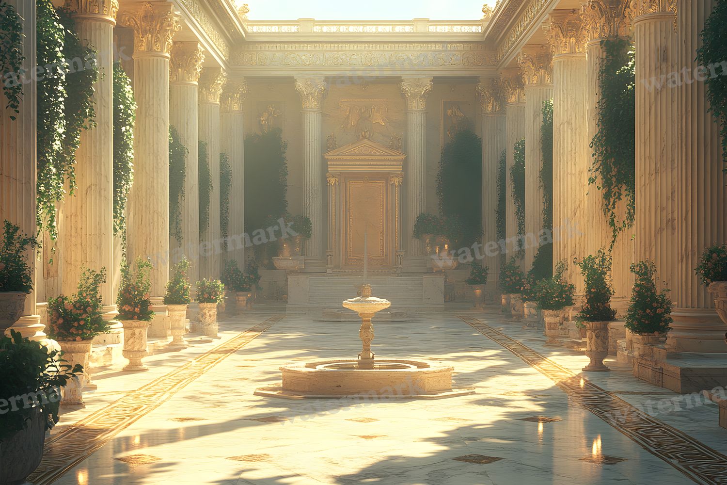 Ancient Roman Courtyard Backdrop Images