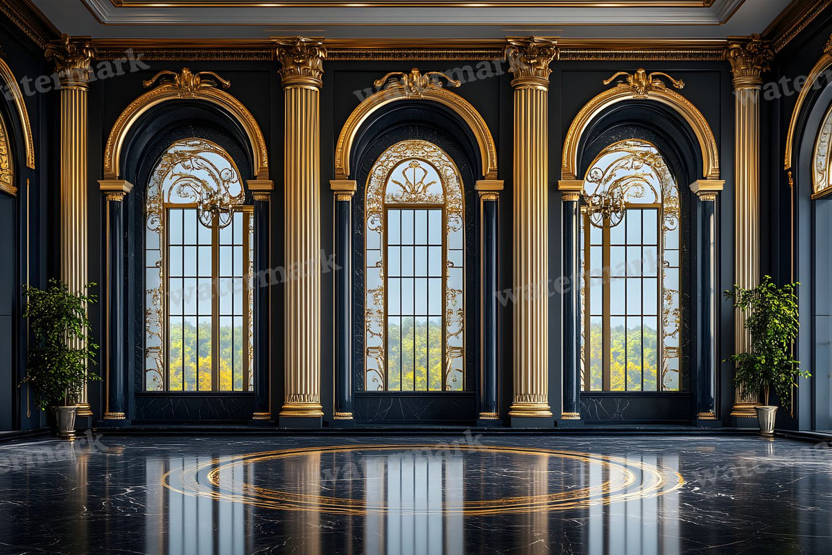Art Deco Palace digital photo backdrop for photo editing, preview 25