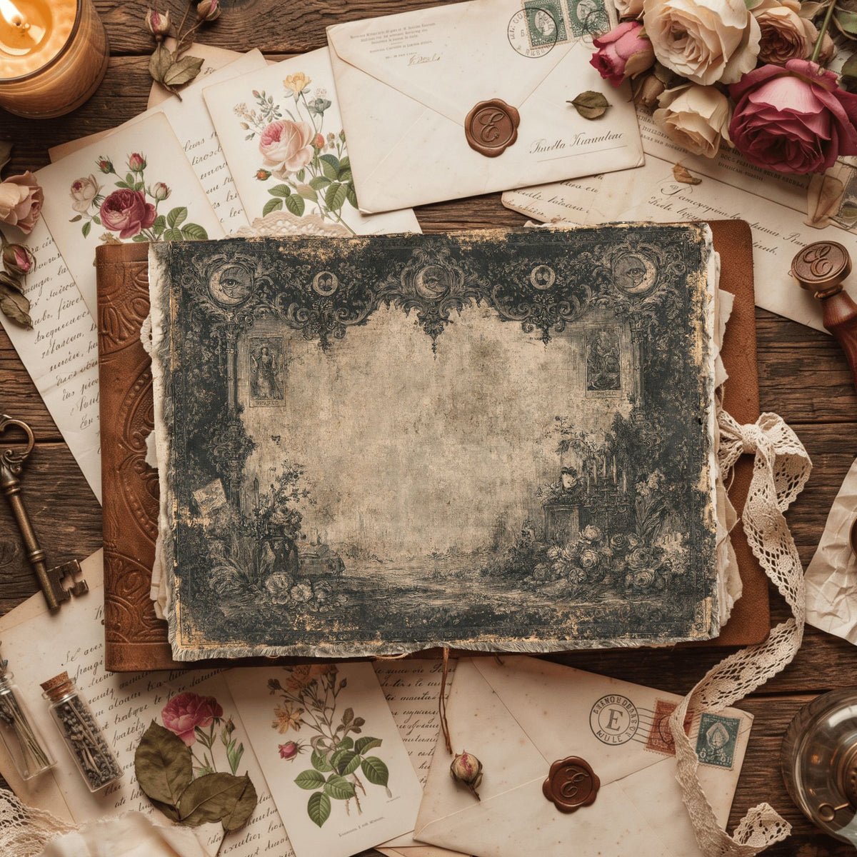 Gothic Tarot Journal Paper