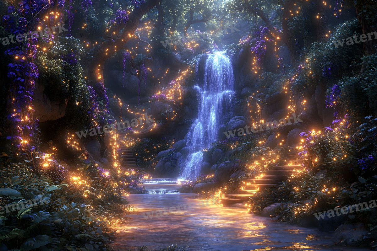 Sparkling Fairytale Forest Backdrop Images