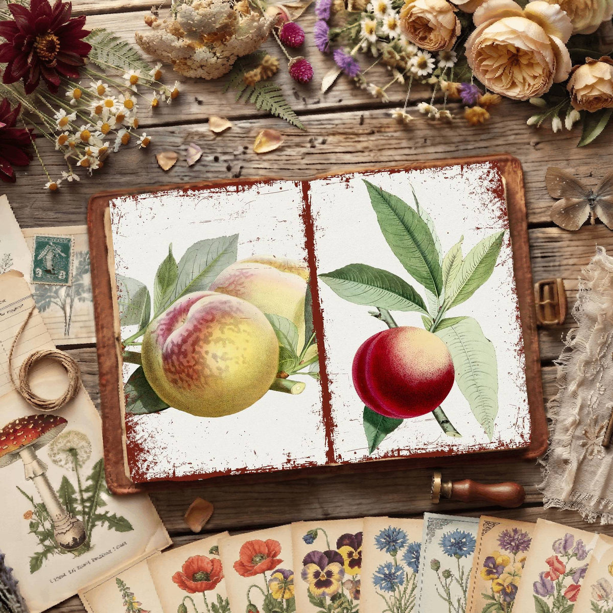 Botanical Illustrations Digital Papers