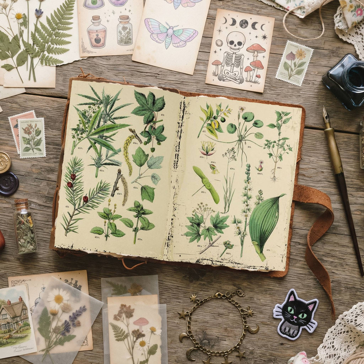 Botanical Digital Papers