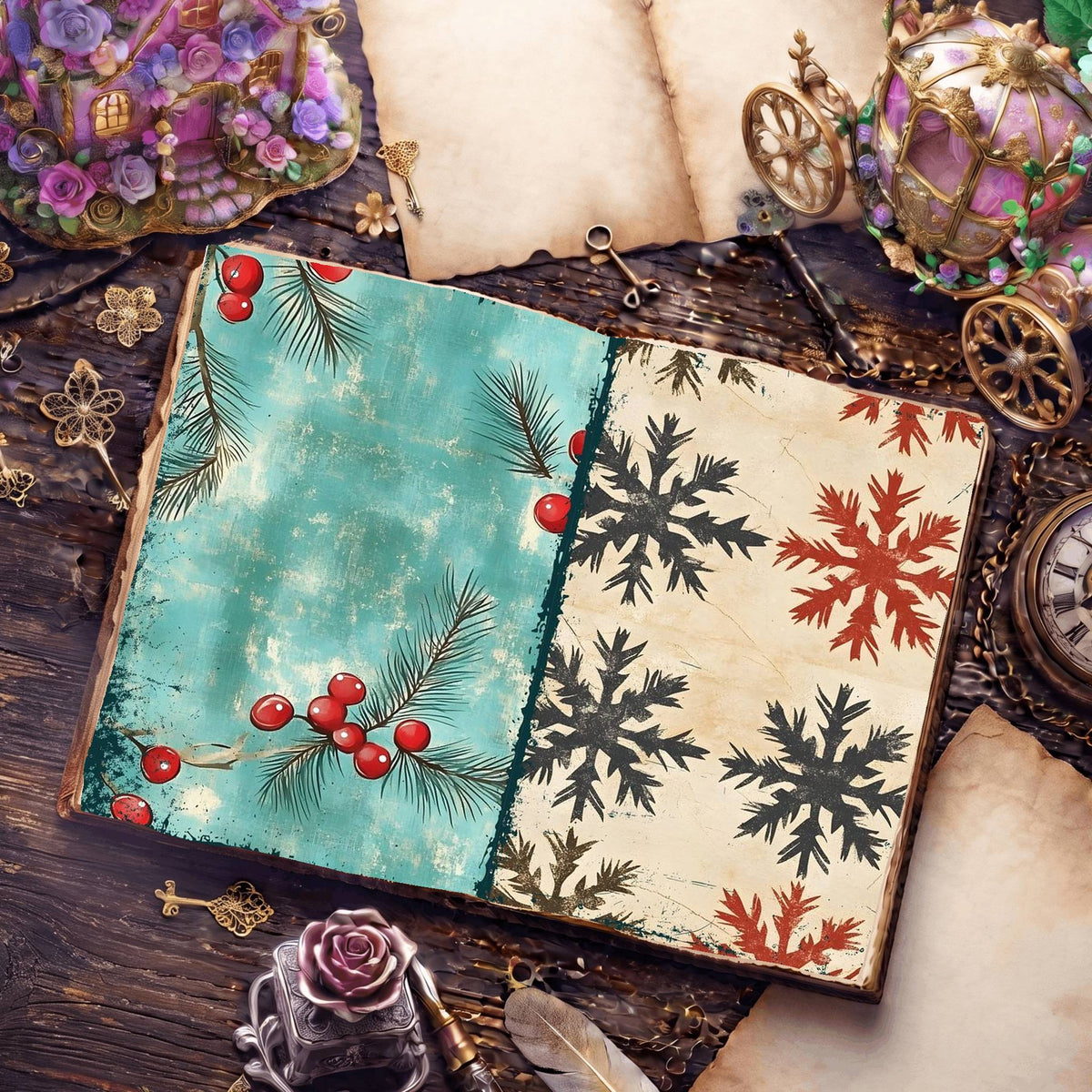 Christmas Digital Papers