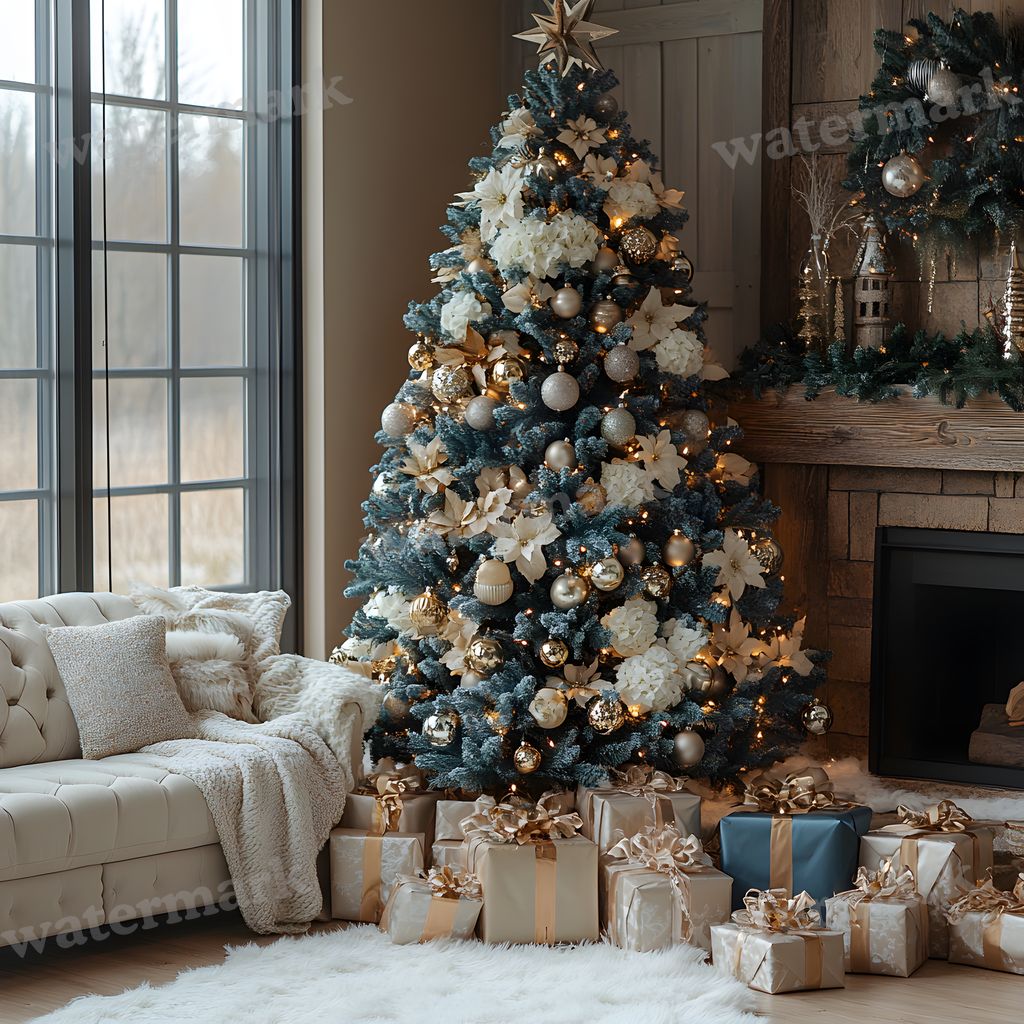 Classic Christmas Backdrop Images