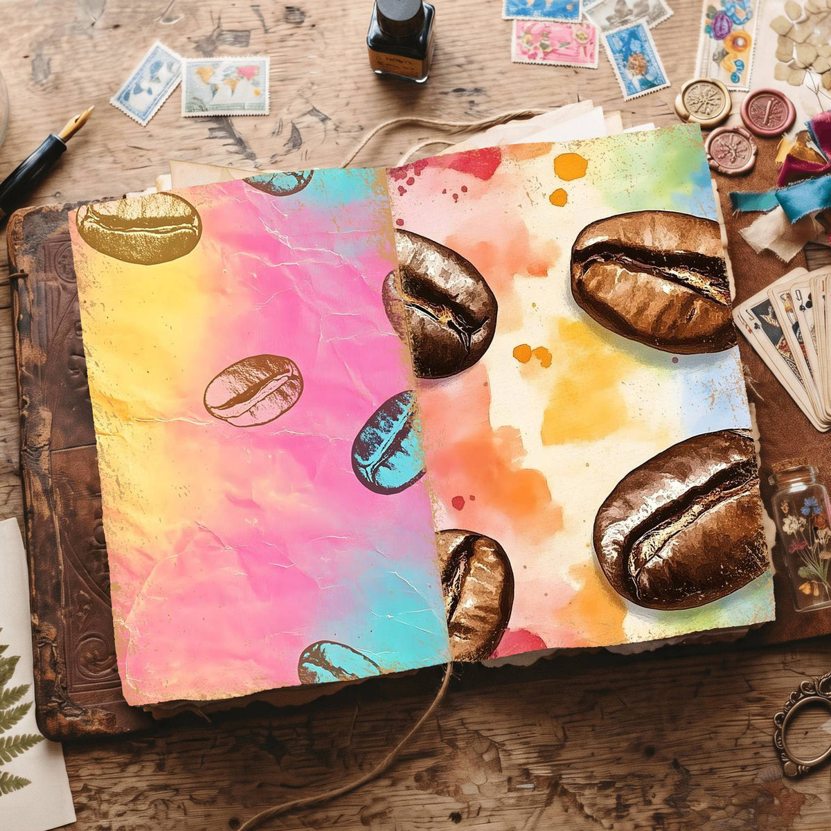 Coffee Digital Papers