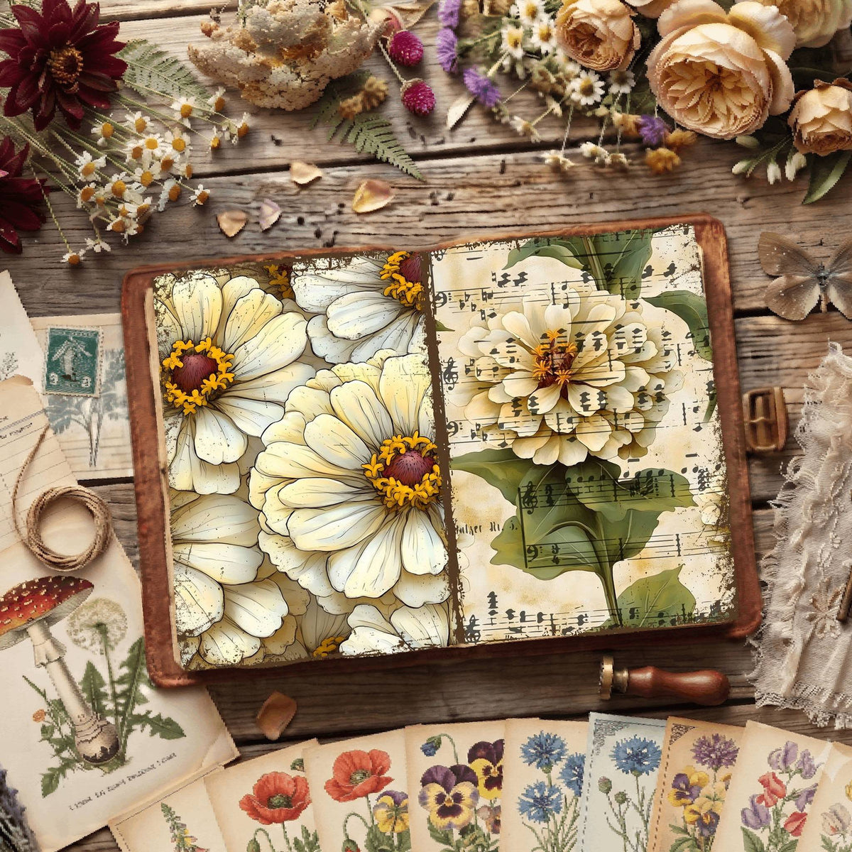 Floral Digital Papers