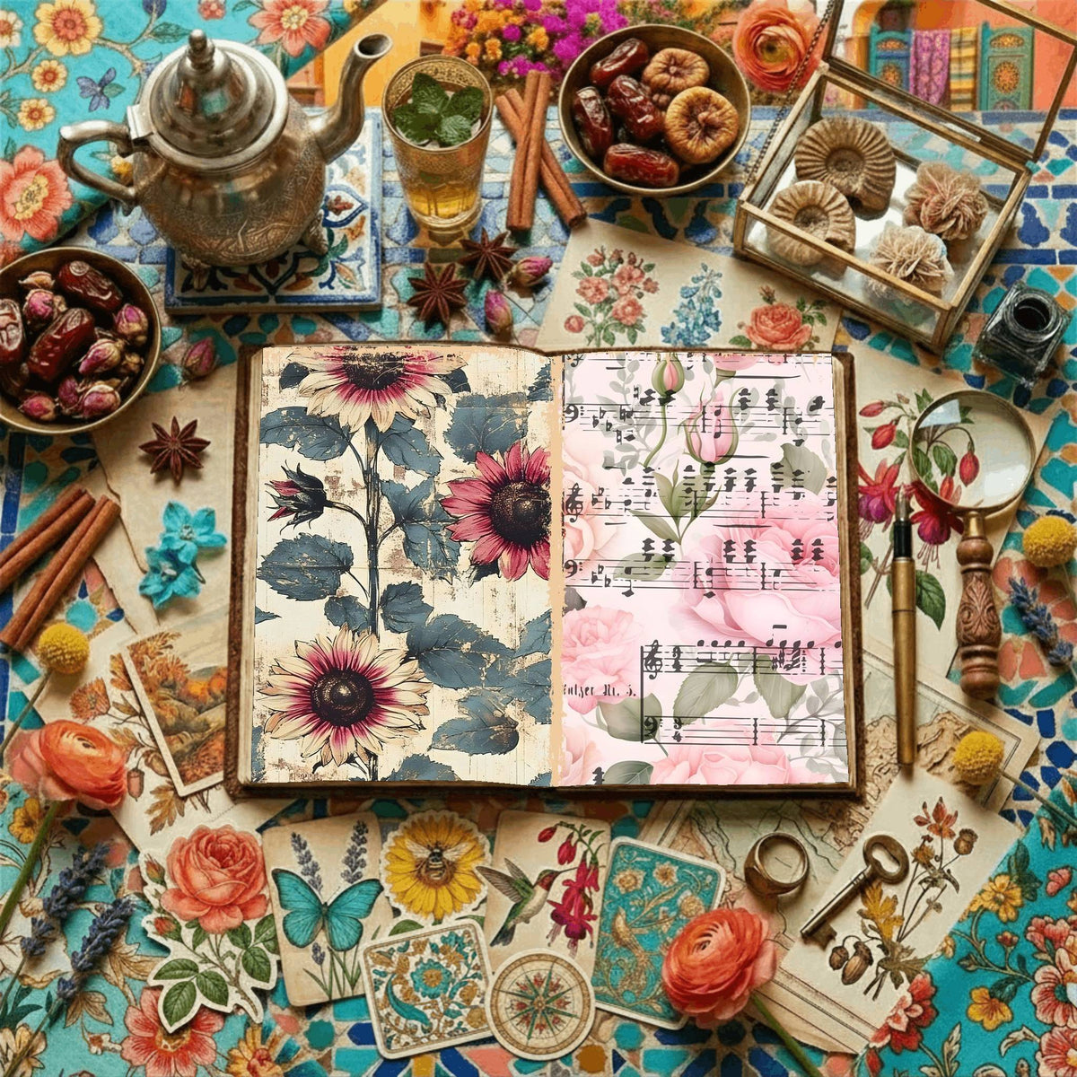 Floral Digital Papers