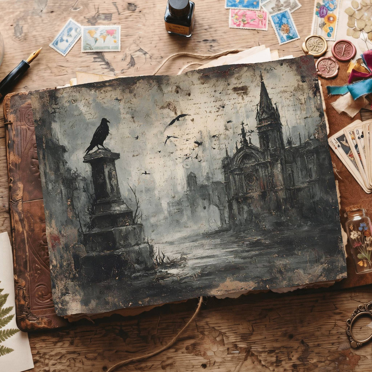 Gothic Digital Papers