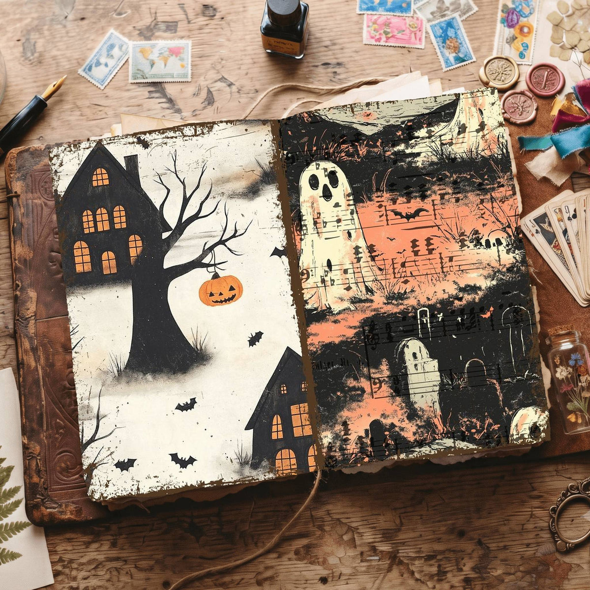 Halloween Digital Papers