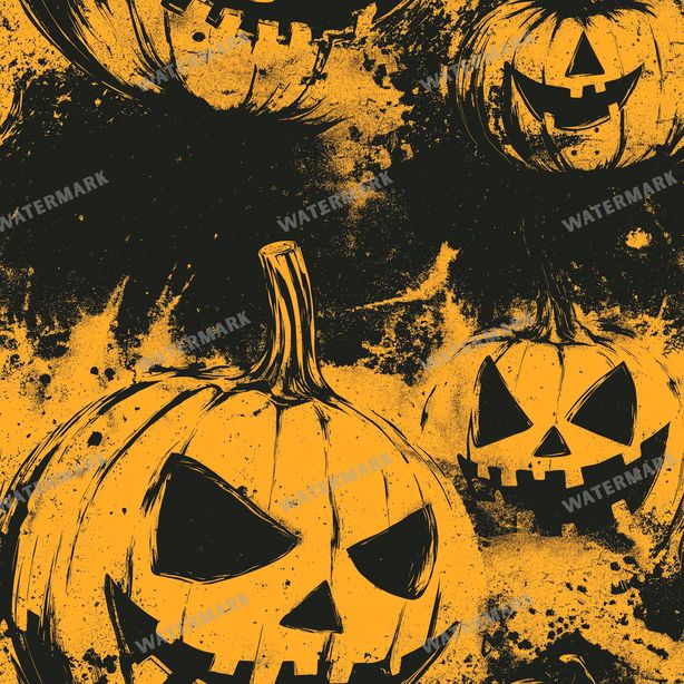 Halloween Seamless Pattern