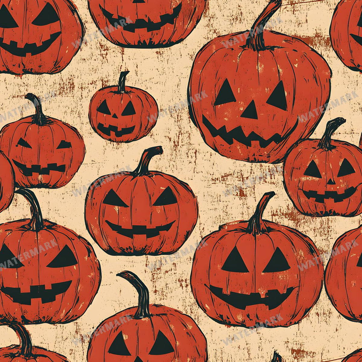 Halloween Seamless Pattern