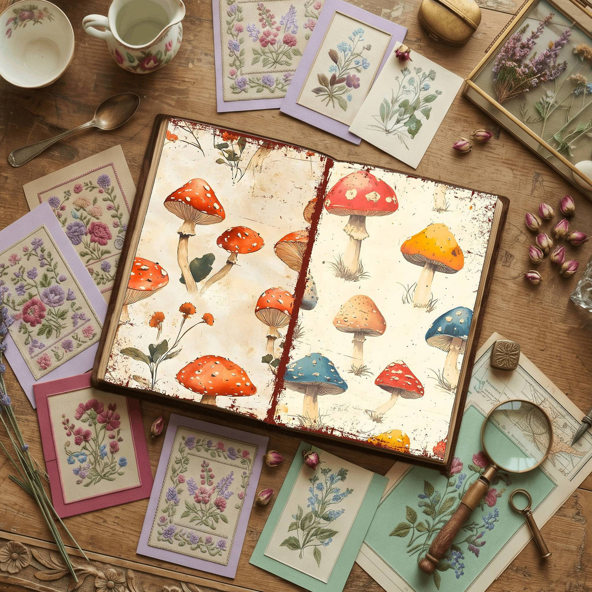 Mushroom Digital Papers