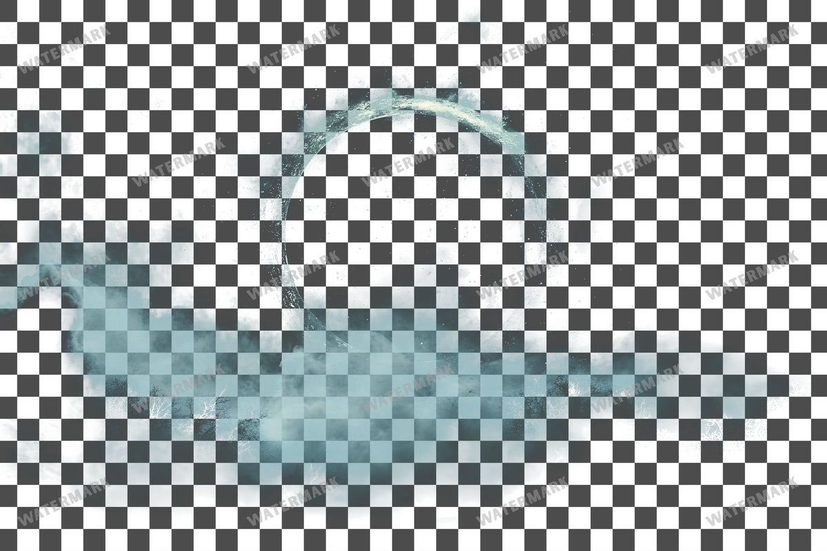Witch Portal PNG overlay on a transparent checkered background, preview 26