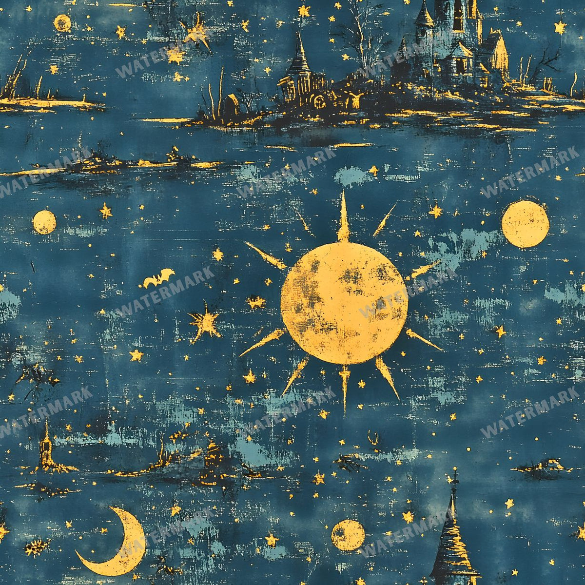 Witchcraft Seamless Pattern