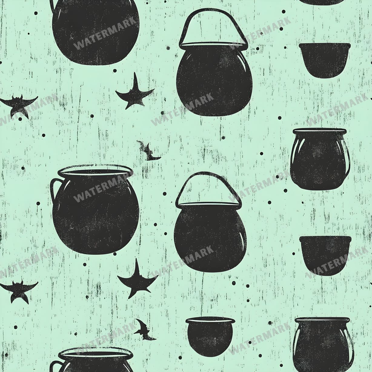 Witchcraft Seamless Pattern