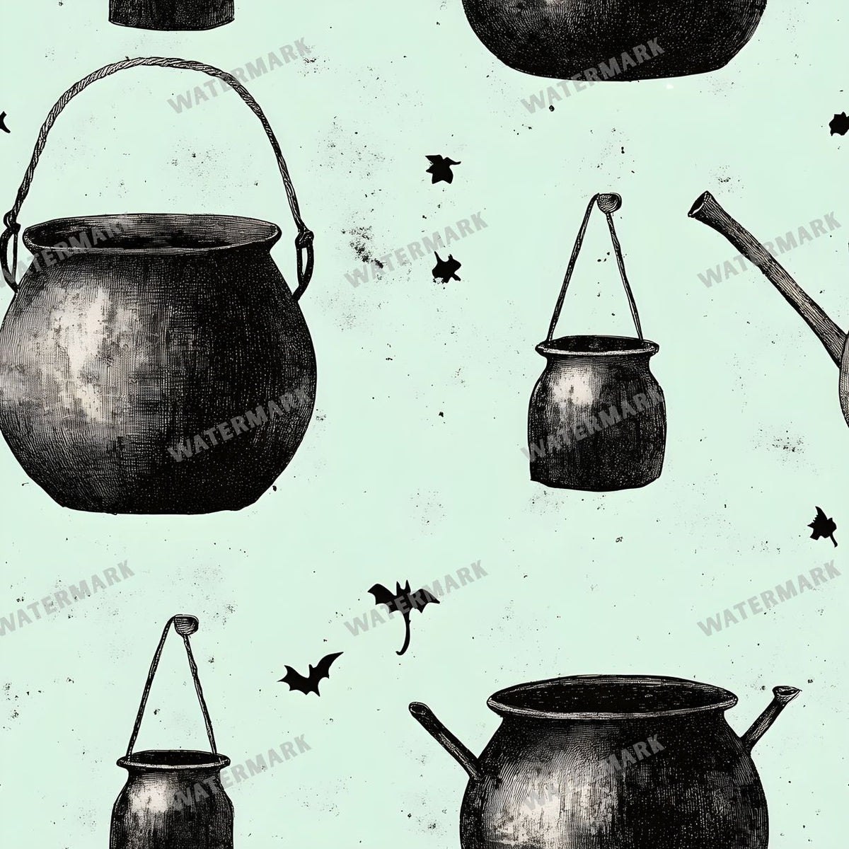 Witchcraft Seamless Pattern