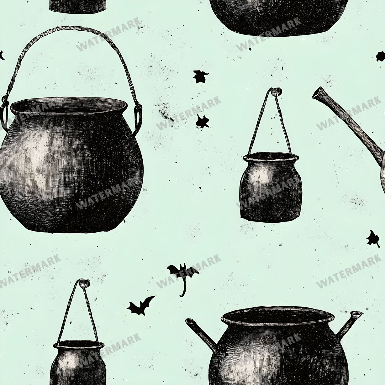 Witchcraft Seamless Pattern