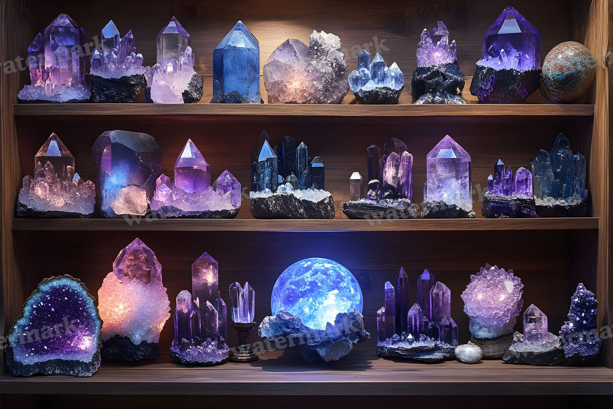 Witchs Crystal Den Backdrop Images