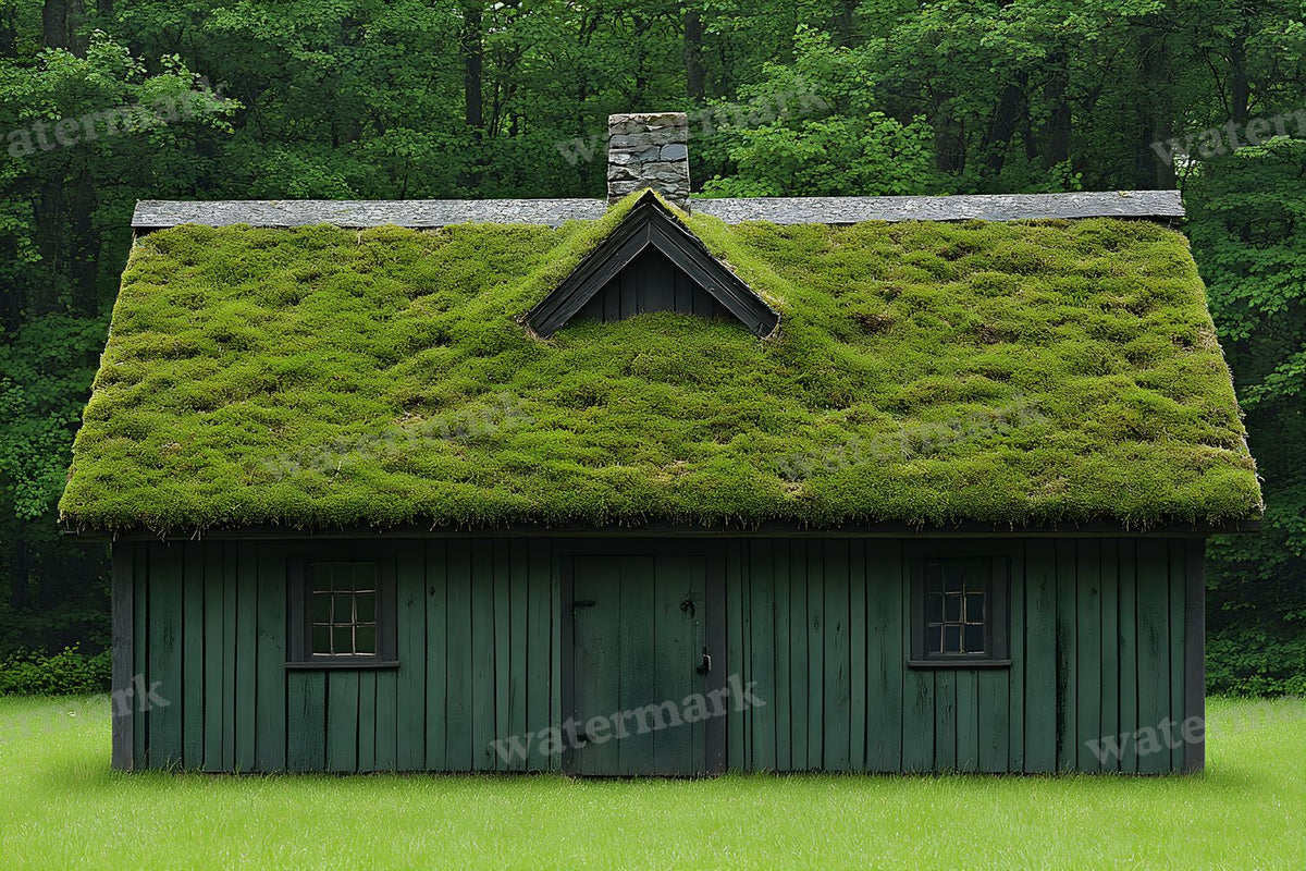 Witchs Hut Backdrop Images