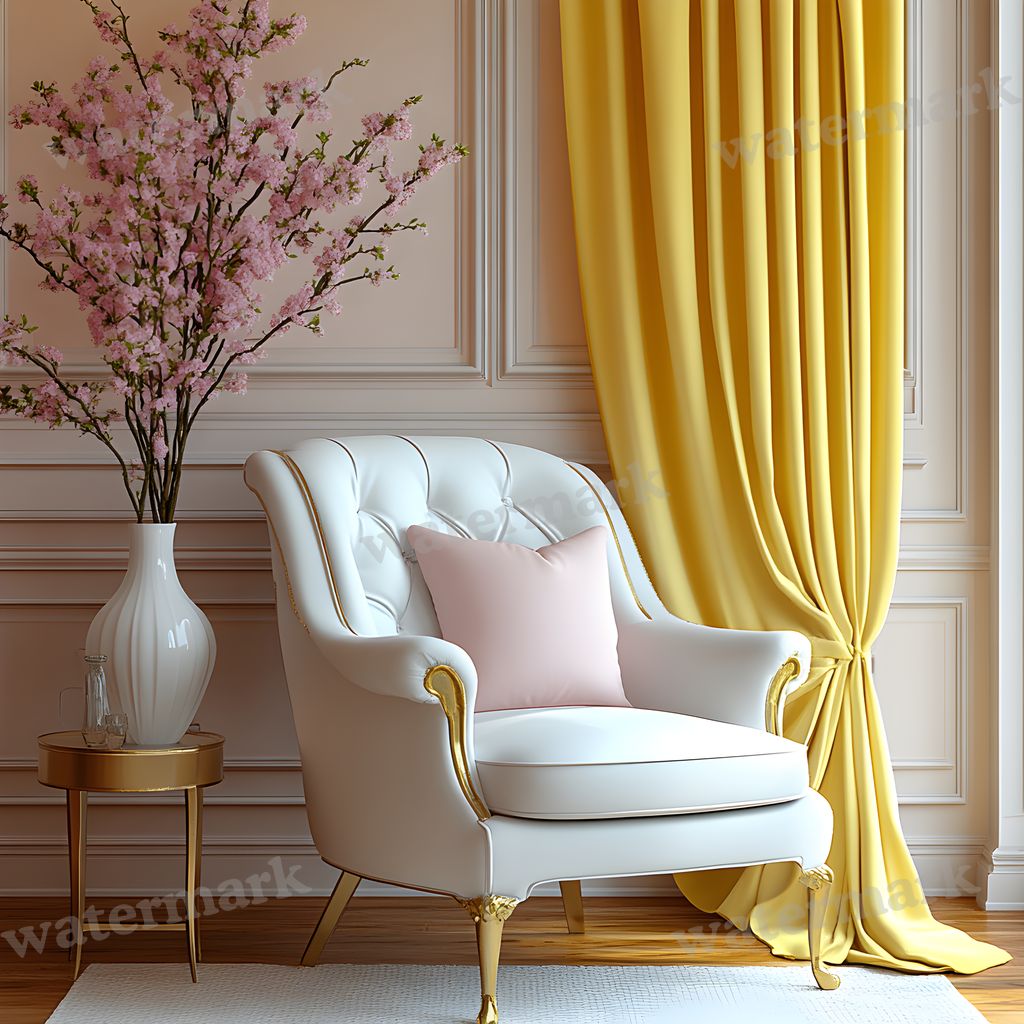 Yellow Pastel Room Backdrop Images