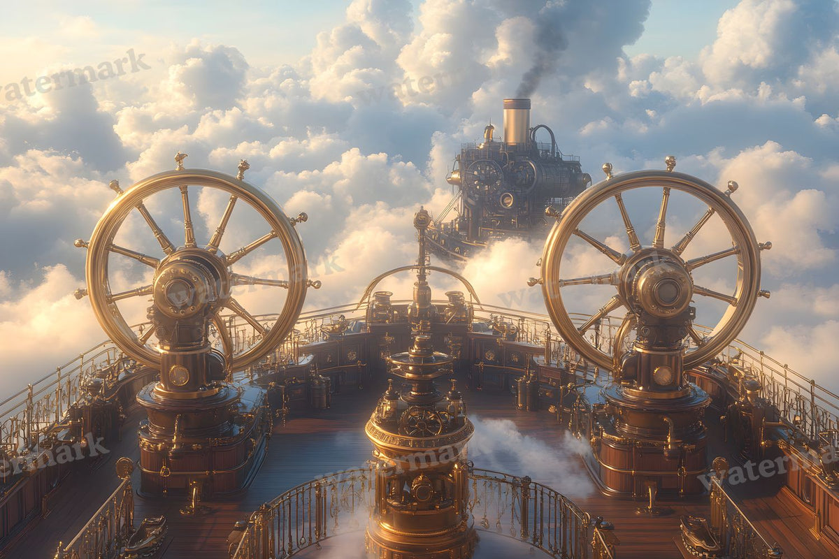 Airship Deck Backdrop Images