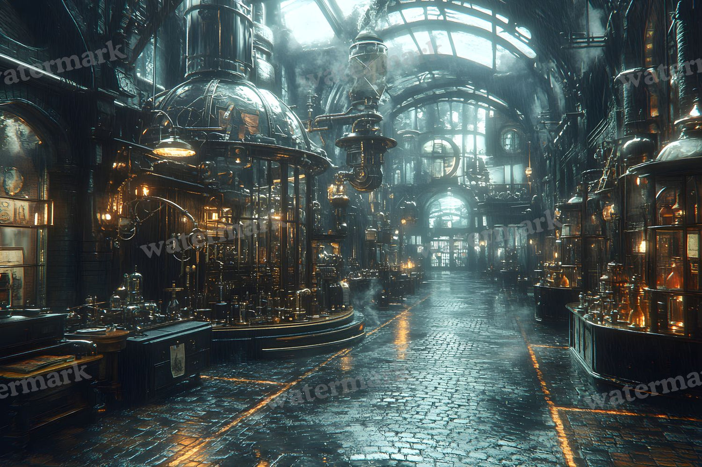 Alchemist Corner Study Backdrop Images