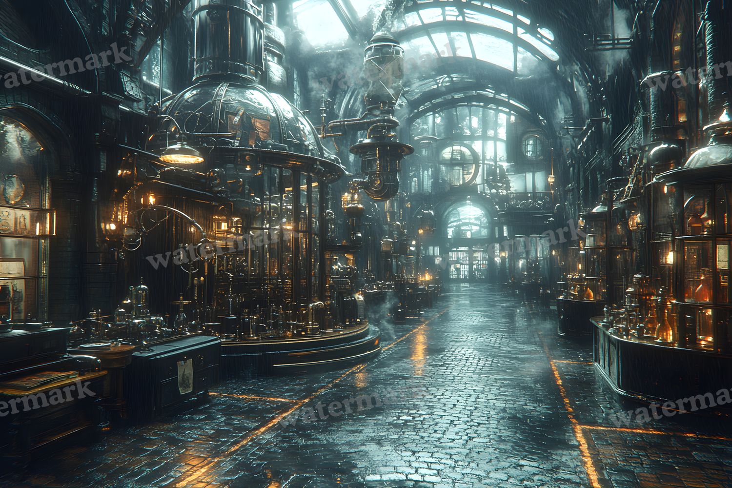 Alchemist Corner Study Backdrop Images