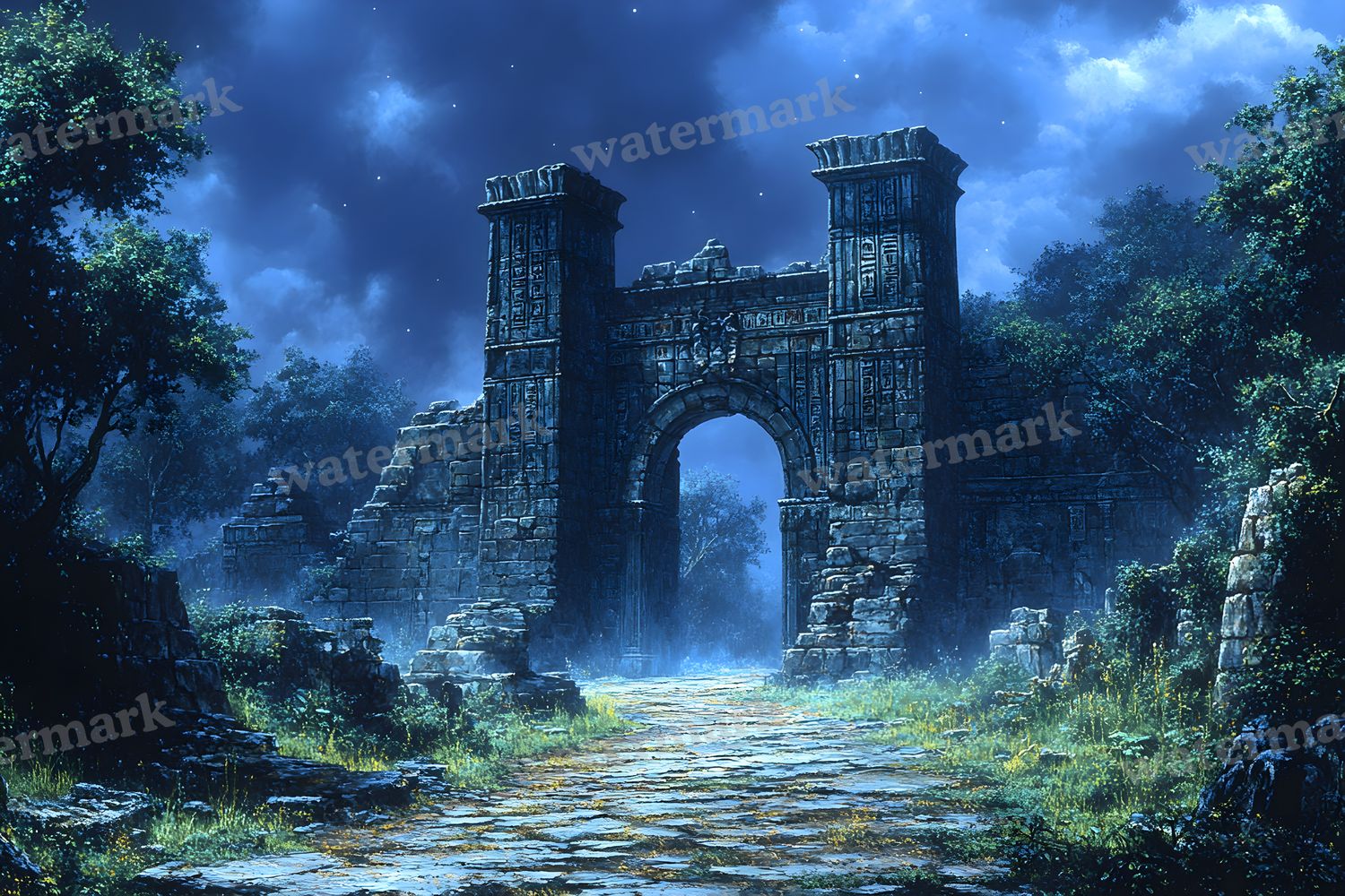 Ancient Egyptian Night Backdrop Images