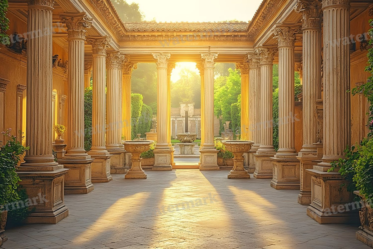 Ancient Roman Courtyard Backdrop Images
