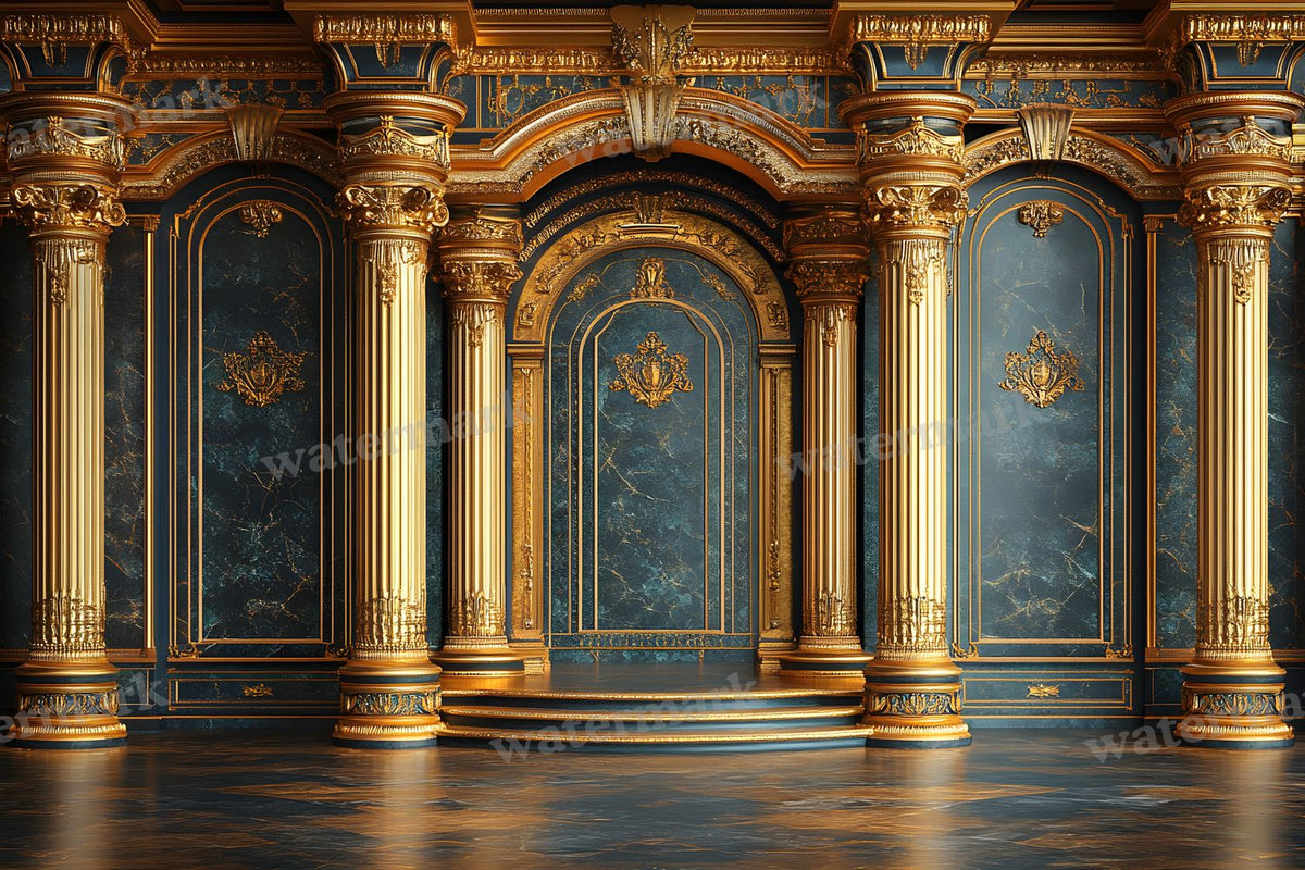 Art Deco Palace digital photo backdrop for photo editing, preview 26