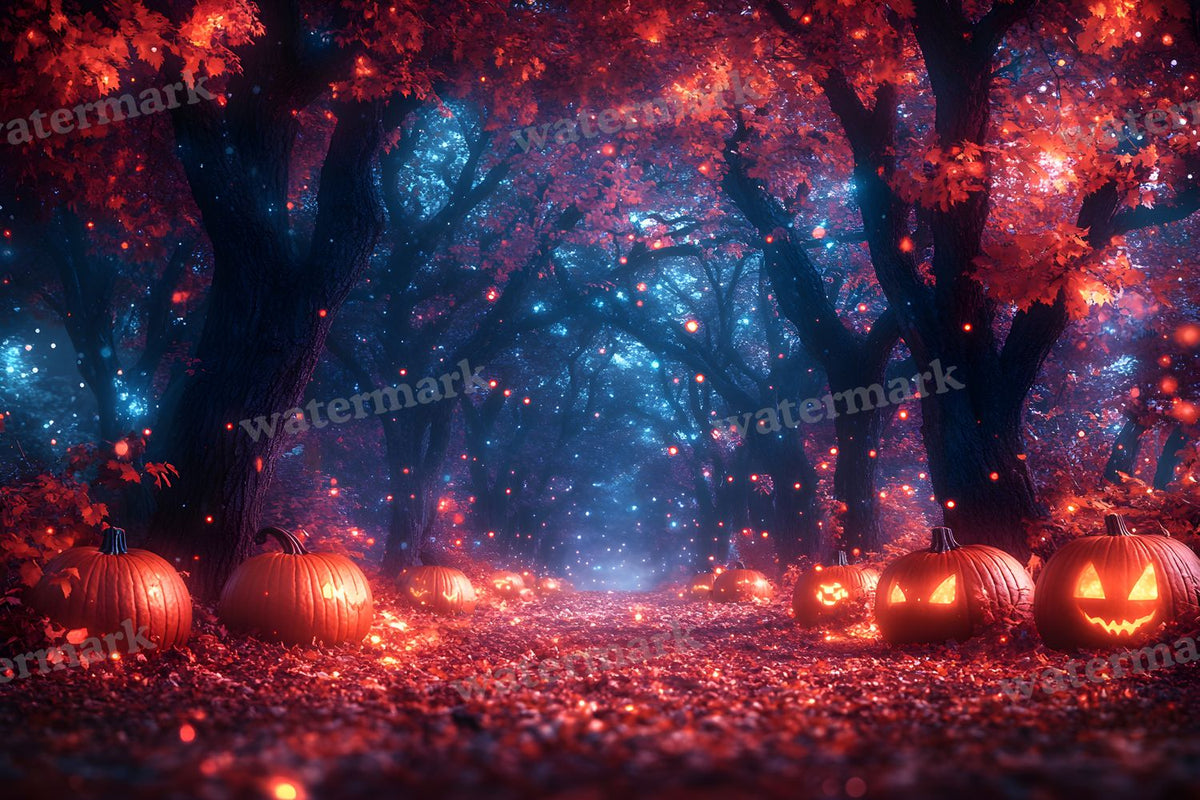 Pumpkin Grove Magic Backdrop Images