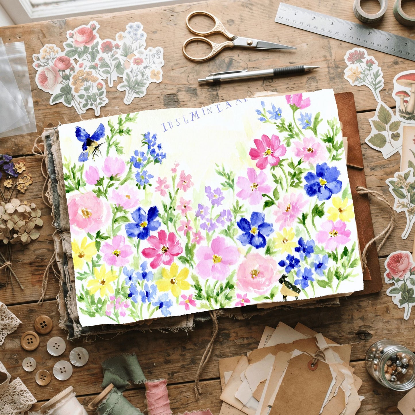 Soft Impressionist Landscape Painting