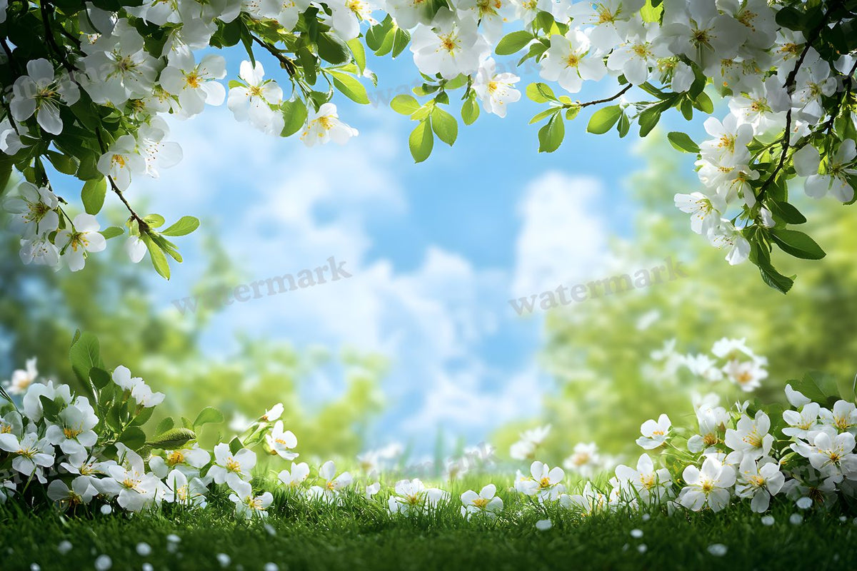 Spring Blossom Escape Backdrop Images