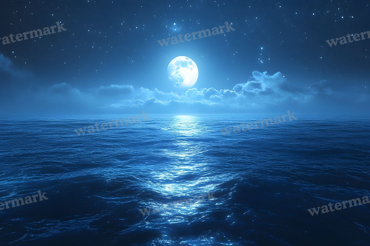 Starry Night digital photo backdrop for photo editing, preview 26