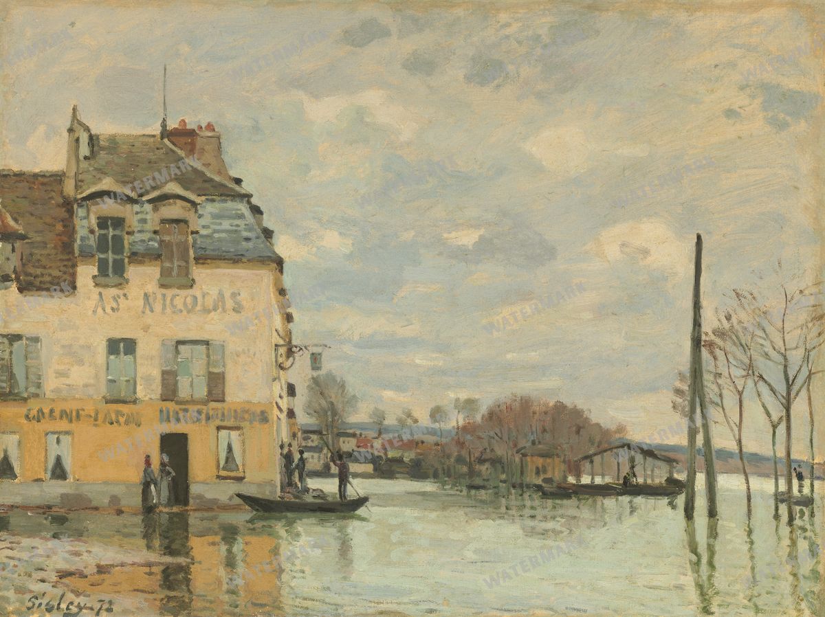 Alfred Sisley Vintage Paintings