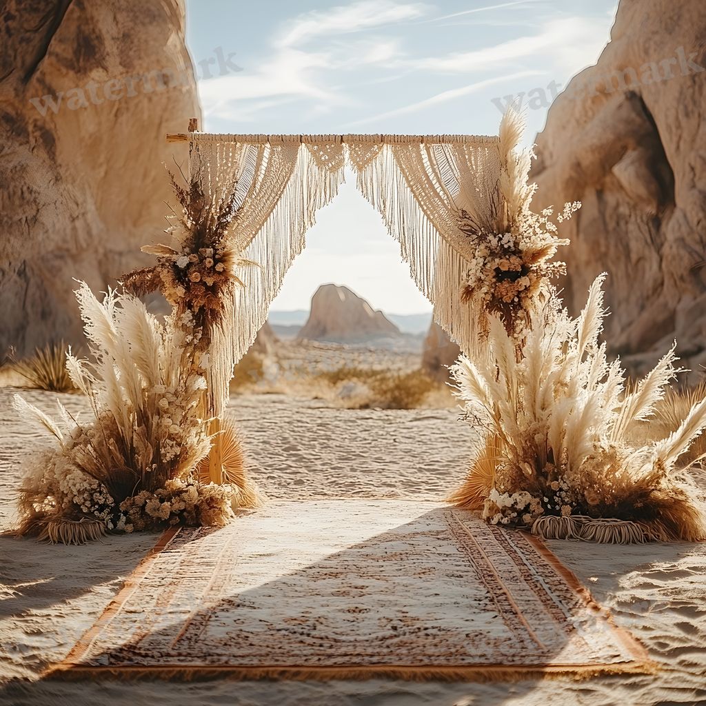 Bohemian Desert Backdrop Images