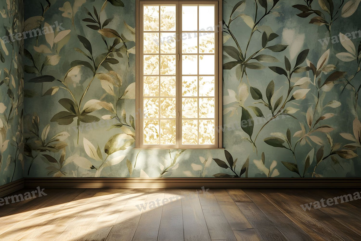 Botanical Window View Backdrop Images
