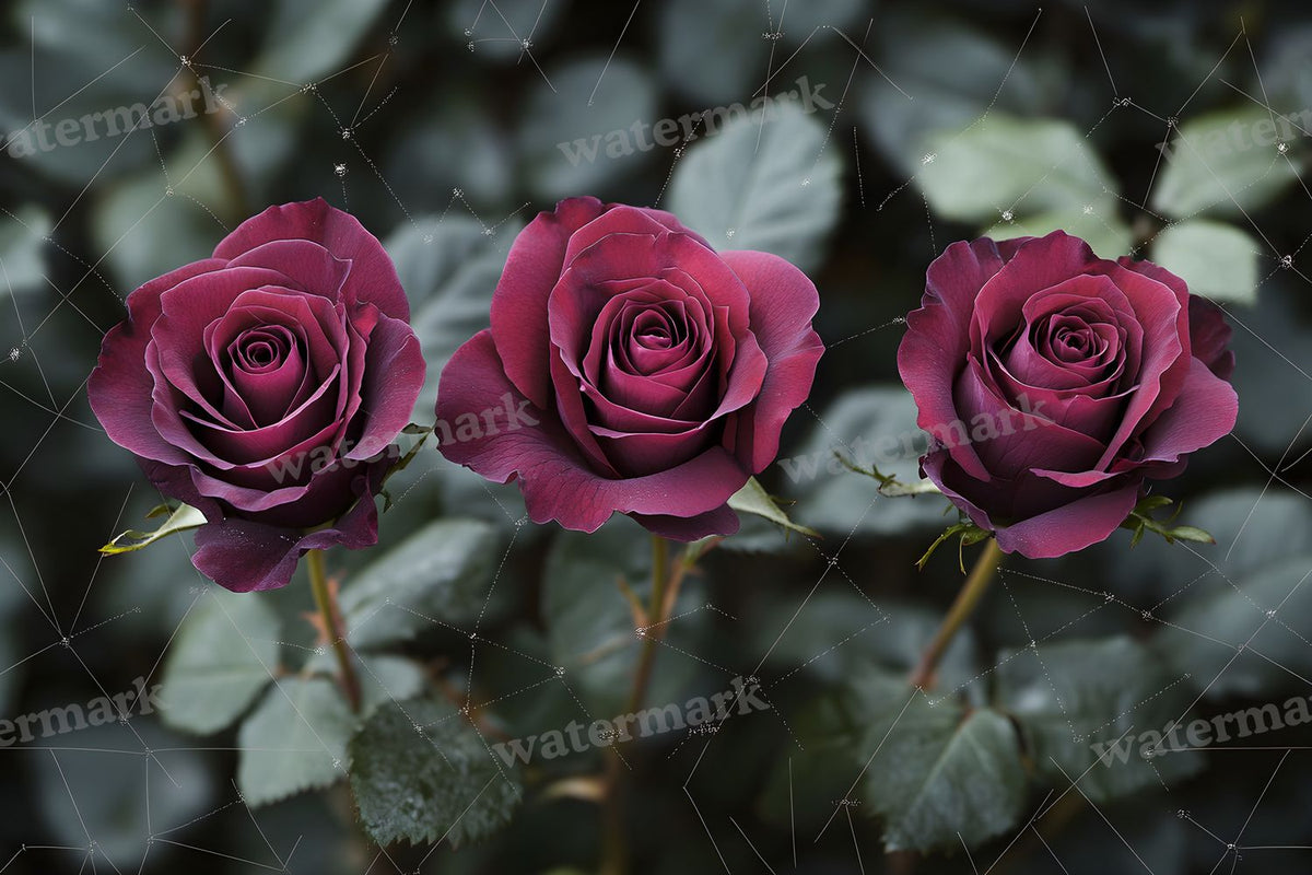 Burgundy Rose Arrangement Backdrop Images
