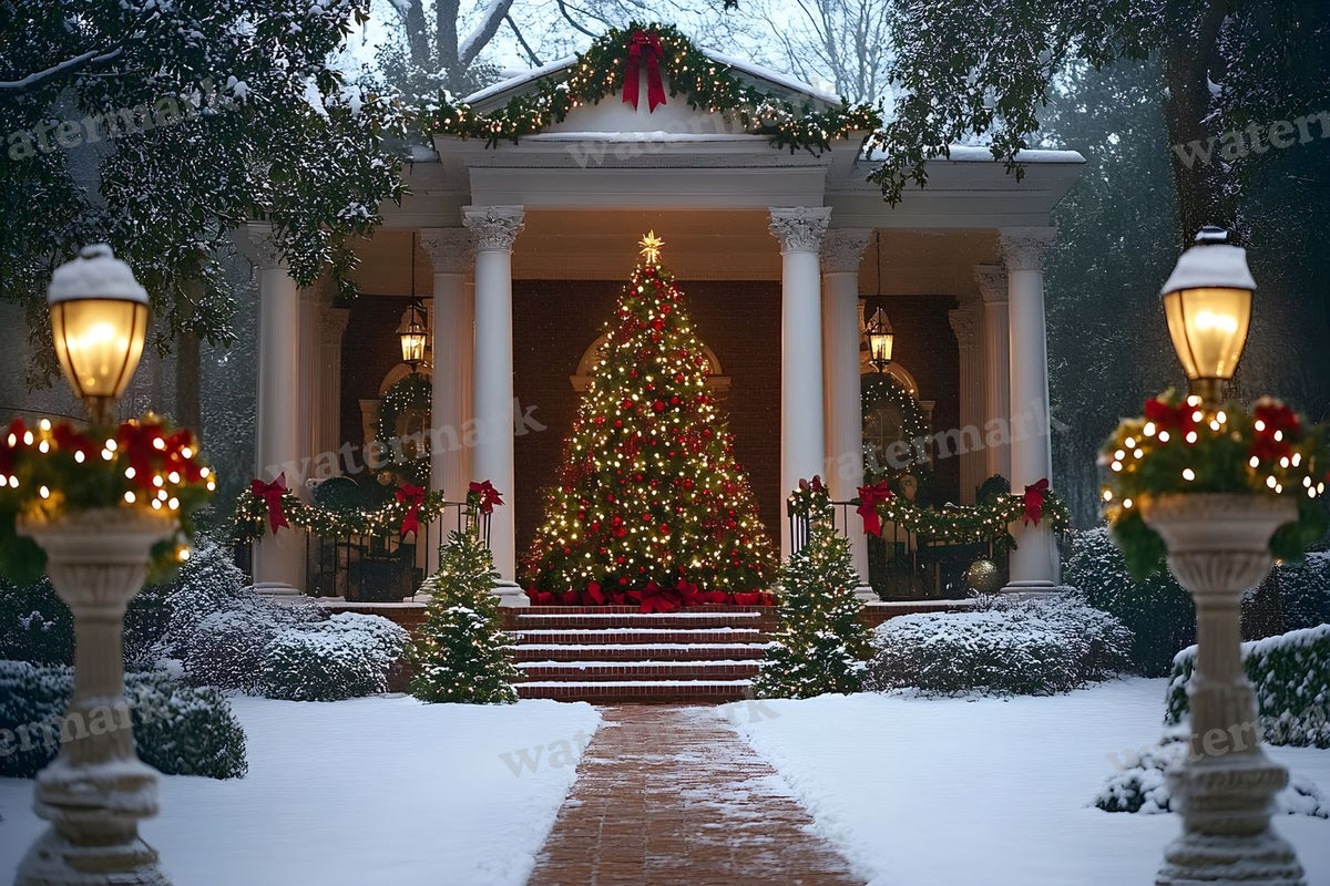 Classic Christmas Backdrop Images