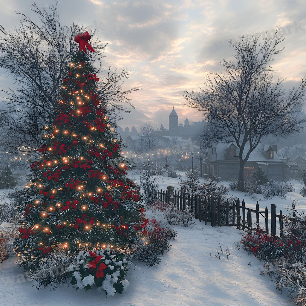 Classic Christmas Backdrop Images