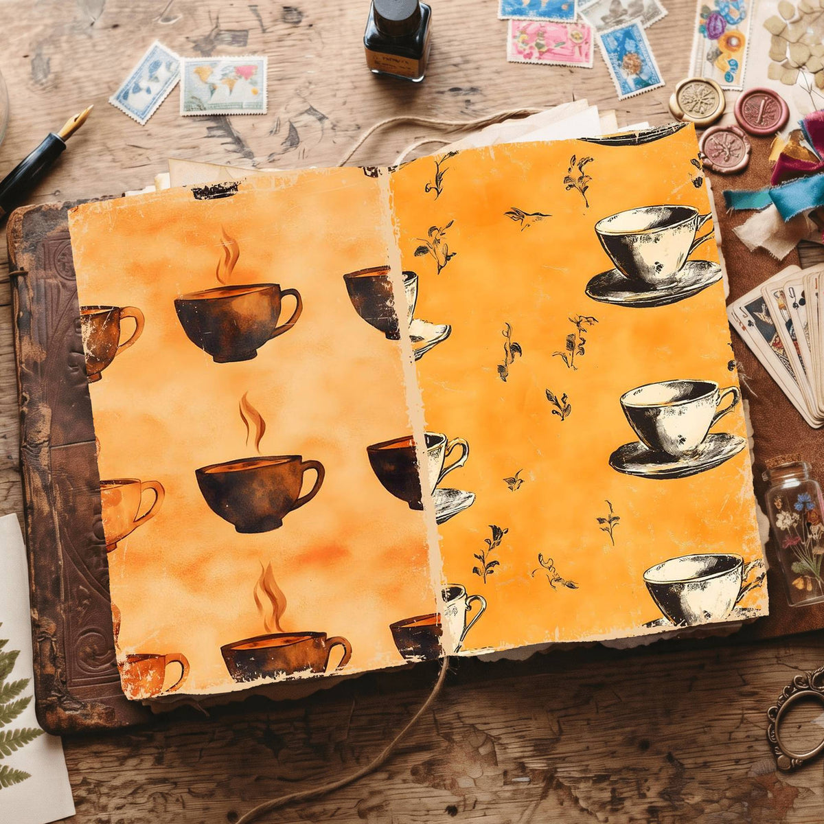 Coffee Digital Papers