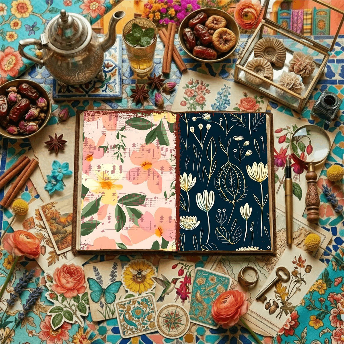 Floral Digital Papers
