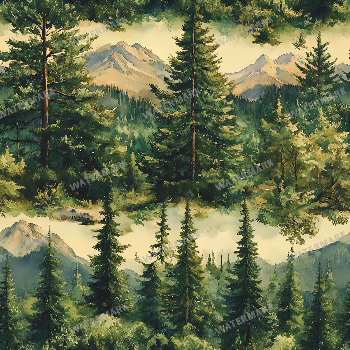 Forest Seamless Pattern