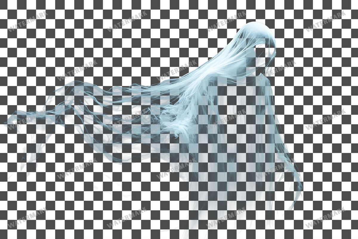Ghostly Apparition Transparent Overlay Pngs