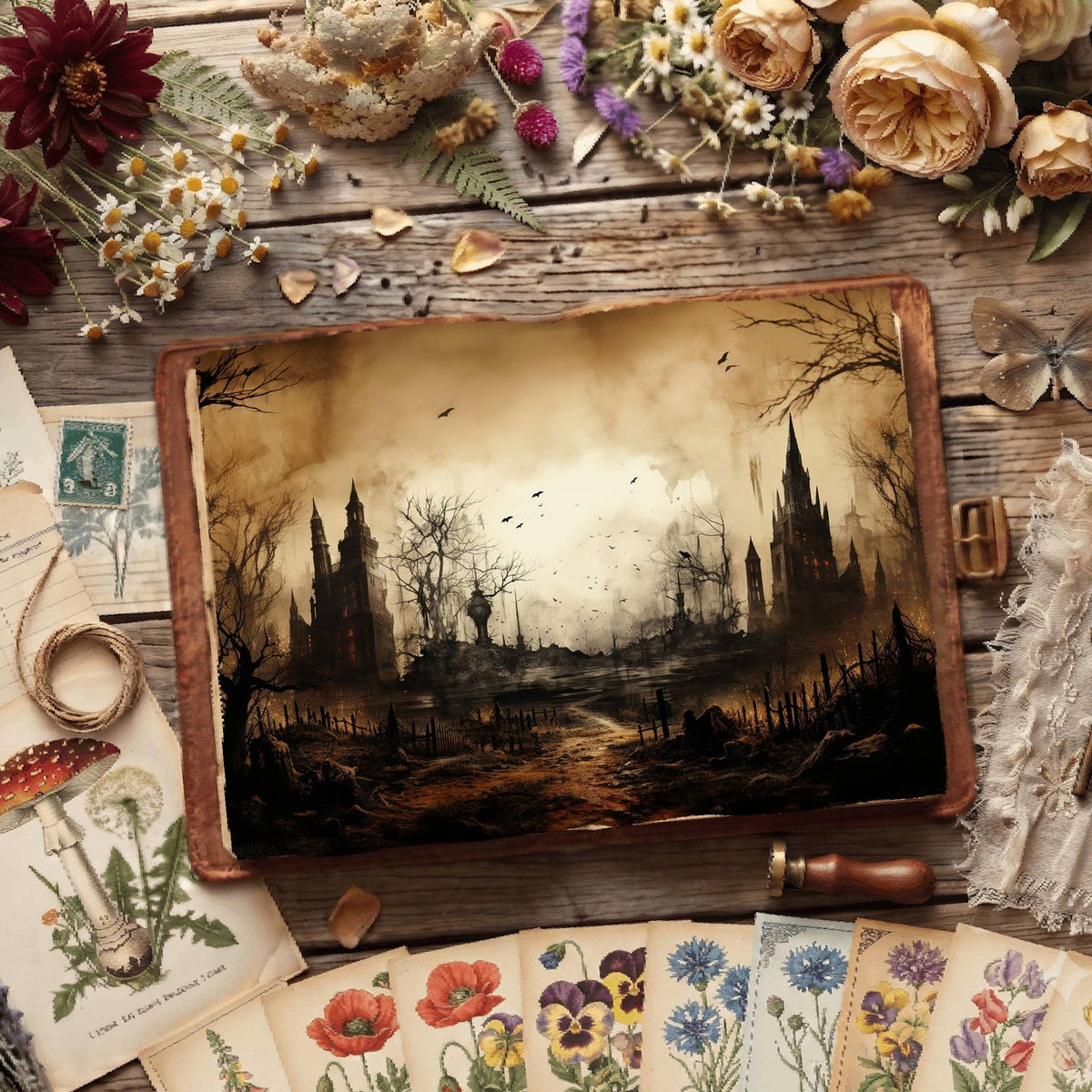 Gothic Digital Papers