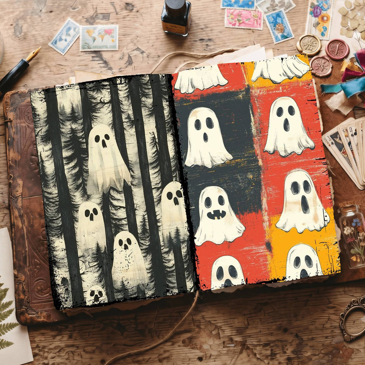 Halloween Digital Papers