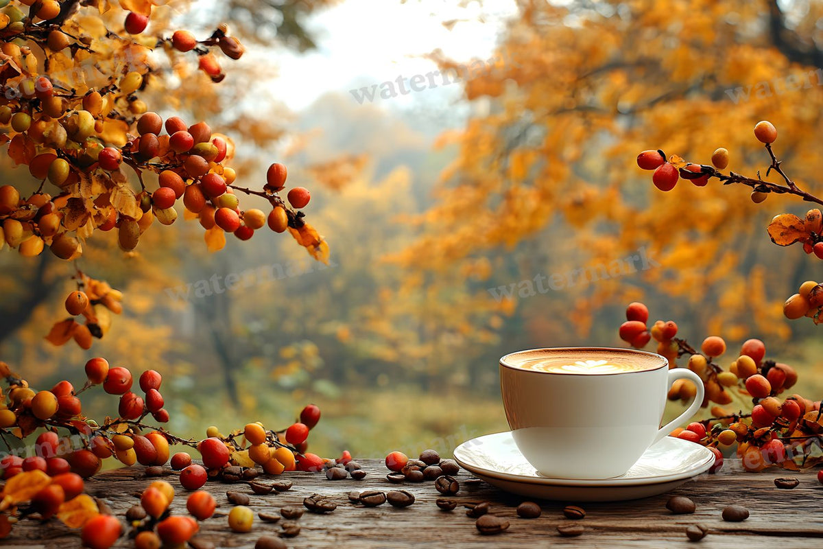 Magical Coffee digital photo backdrop for photo editing, preview 26