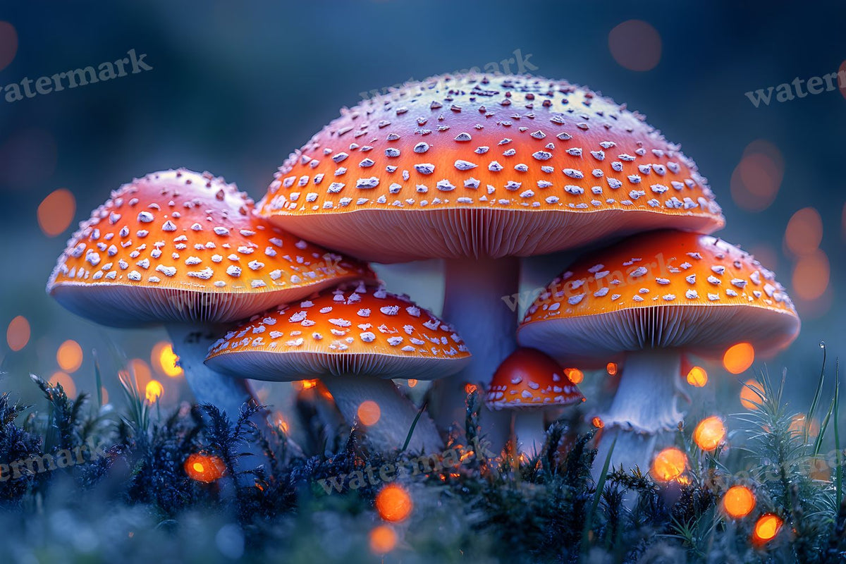 Mushroom Forest Backdrop Images