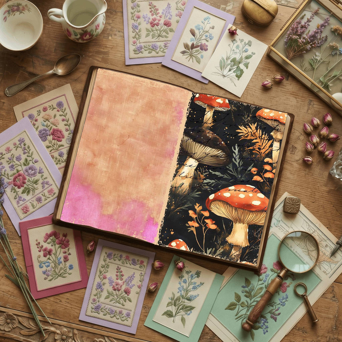 Mushroom Digital Papers